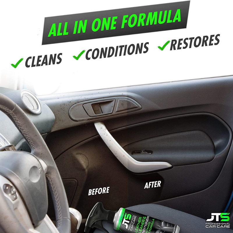 Sprayable Leather Cleaner & Conditioner, Protector for Car Interior Ap –  JT's Professional Car Care