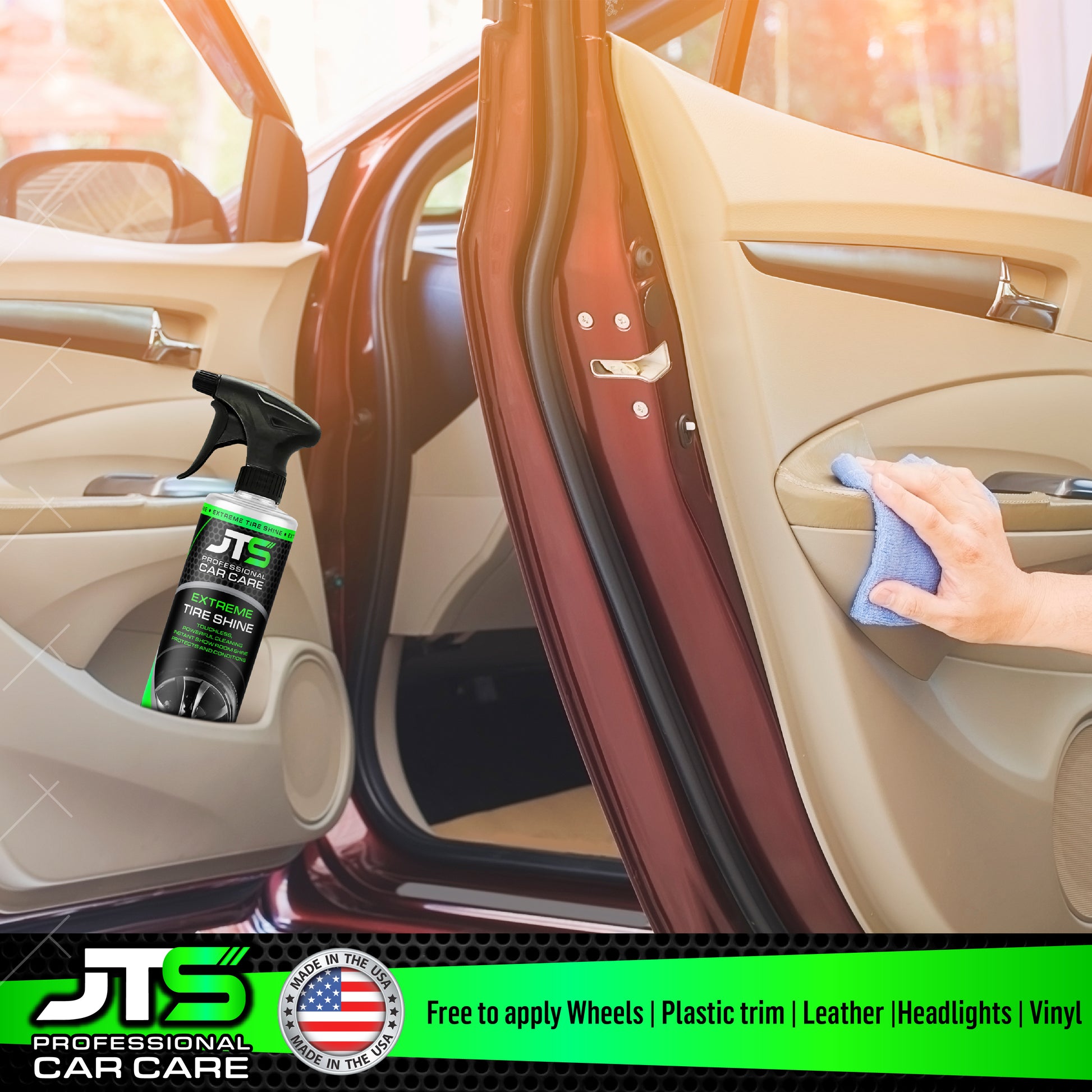 Deep Rich Jet Black Graphene Tire Shine | Non-Greasy Easy No Scrubbing Application | Max UV Protection - Stop Dry Rotting - 2 Bottles - Torque Detail