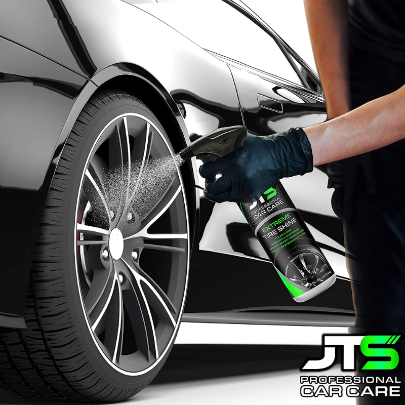 Deep Rich Jet Black Graphene Tire Shine | Non-Greasy Easy No Scrubbing Application | Max UV Protection - Stop Dry Rotting - 3 Bottles - Torque Detail